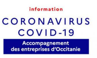 Coronavirus Accompagnement des entreprises d'Occitanie