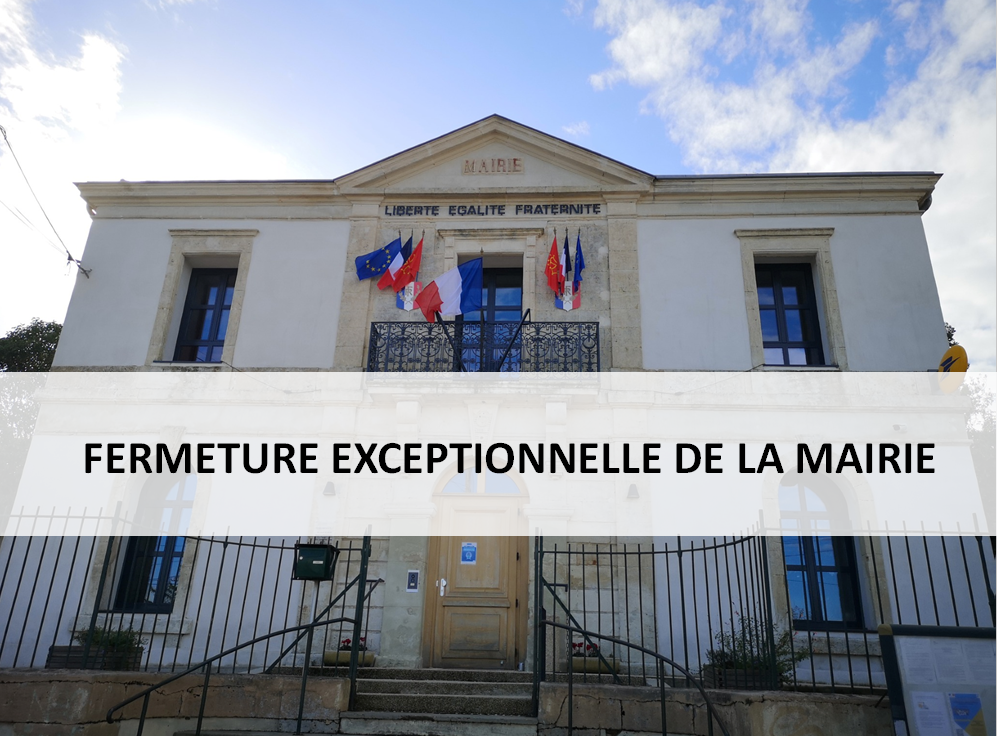 image Fermeture exceptionnelle de la mairie, jeudi 5 juin